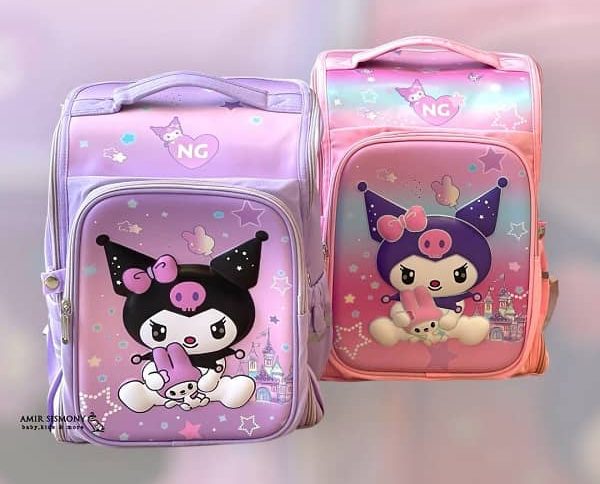 کوله پشتی صندوقی دخترانه