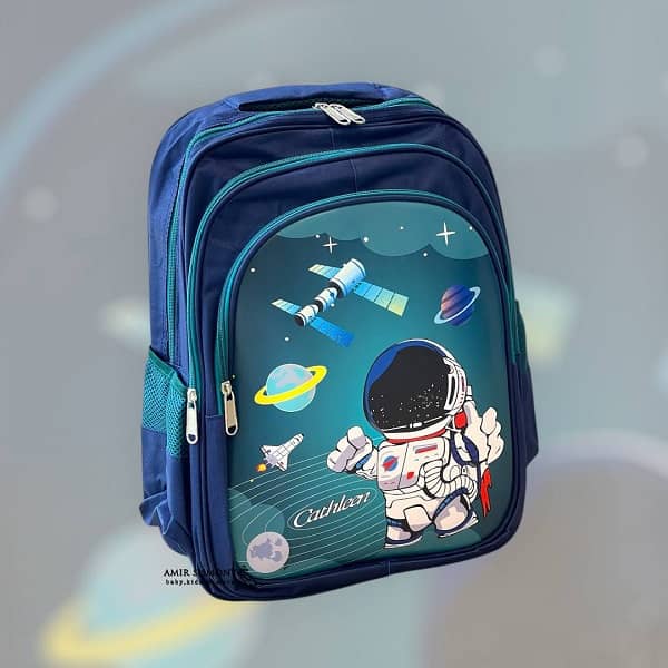 کیف مدرسه پسرانه طرح فضانورد