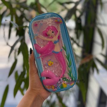 جامدادی آکواریومی دخترانه طرح پری دریایی