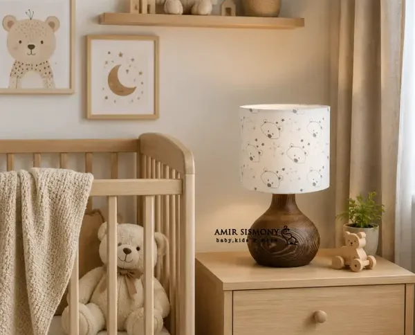 آباژور طرح خرس سفيد رزبرن ROSEBORN little dream