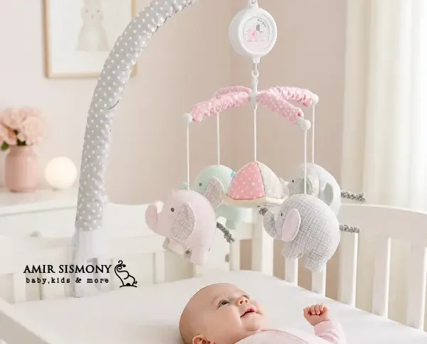 آویز تخت رزبرن طرح family love girl