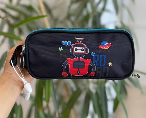 جامدادی برزنتی پسرانه طرح ربات