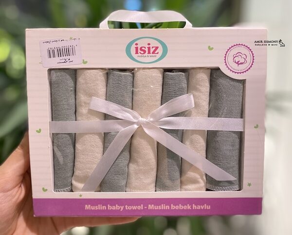 دستمال دست و صورت موسلین ایسیز