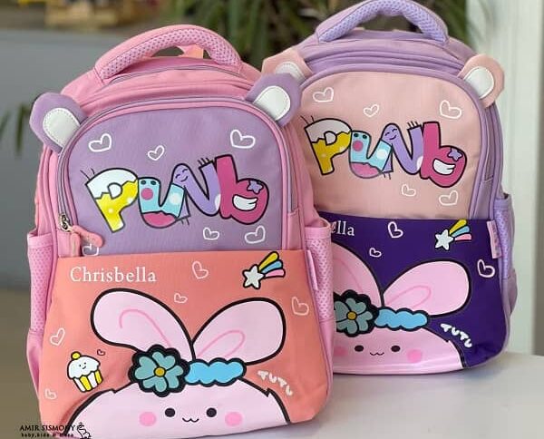 کوله مهد کودک دخترانه طرح خرگوش CHRISBELLA