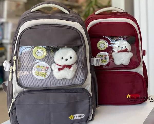 کوله پشتی مدرسه ای عروسک دار