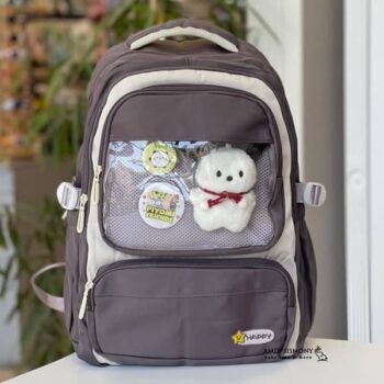 کوله پشتی مدرسه ای عروسک دار