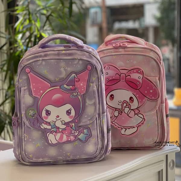 کیف مدرسه ای دخترانه طرح کرومی