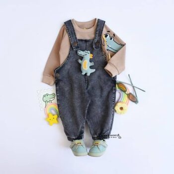 ست سه تیکه طرح تمساح NILU BABY