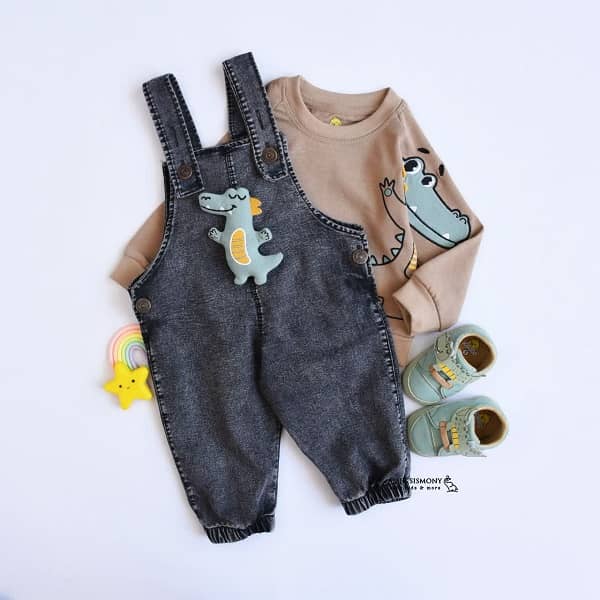 ست سه تیکه طرح تمساح NILU BABY ست سه تیکه طرح تمساح NILU BABY