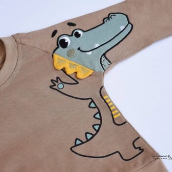 ست سه تیکه طرح تمساح NILU BABY