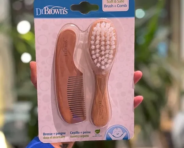 شانه برس چوبی دکتربراونز