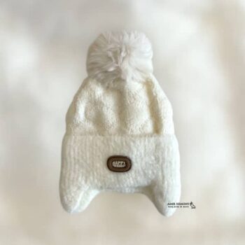 کلاه زمستانه روگوشی پوم دار