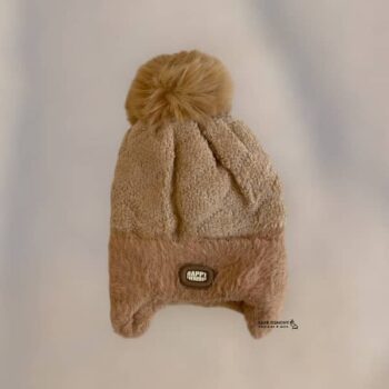 کلاه زمستانه روگوشی پوم دار