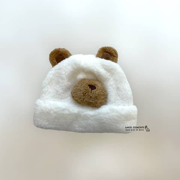 کلاه زمستانی تدی نوزادی PAPO