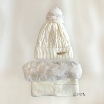 کلاه و شالگردن رینگی خزدار