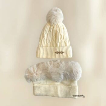 کلاه و شالگردن رینگی خزدار