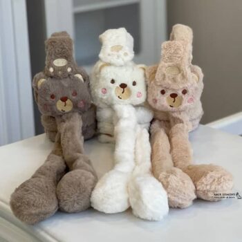 گوش گیر پمپی بچگانه طرح خرس