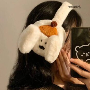 گوشگیر زمستانه بچگانه طرح پاپی