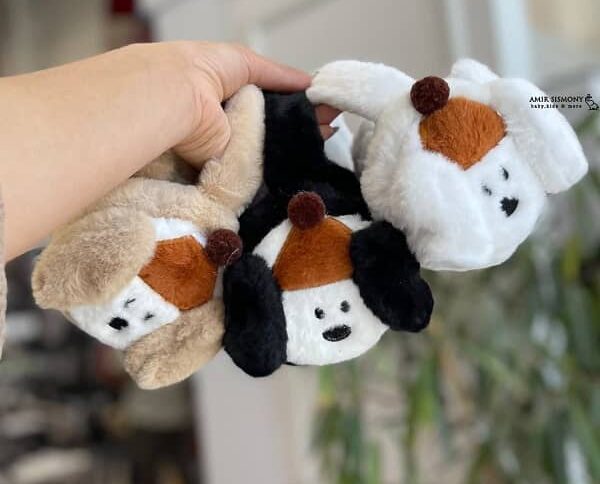 گوشگیر زمستانه بچگانه طرح پاپی