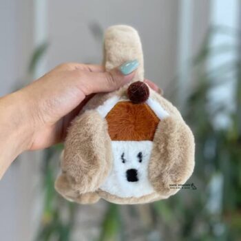 گوشگیر زمستانه بچگانه طرح پاپی