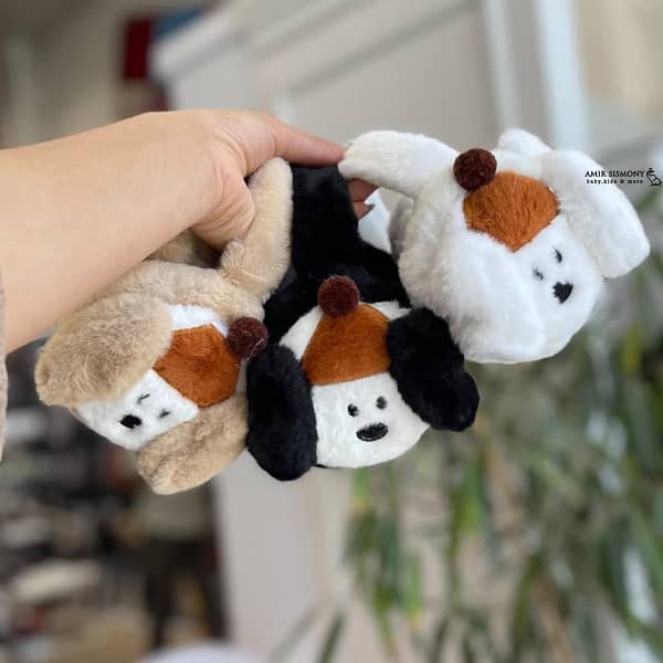 گوشگیر زمستانه بچگانه طرح پاپی