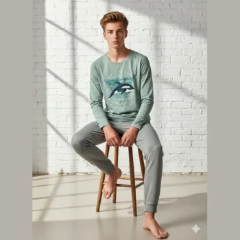 بلوز شلوار نوجوان پسرانه جانا کد 9059