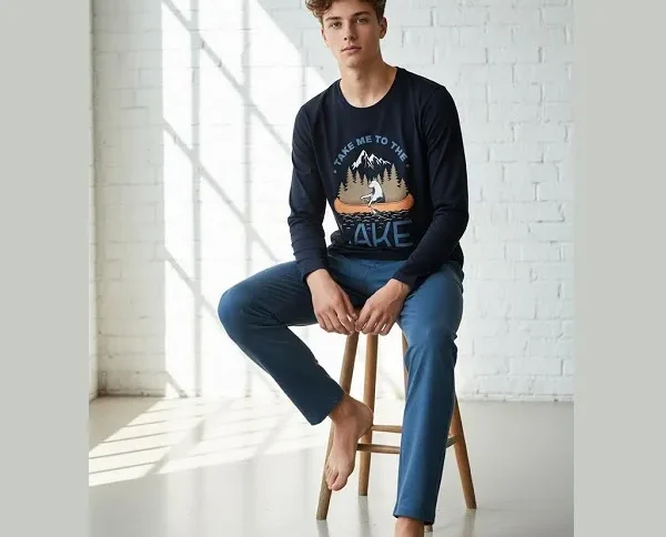 بلوز شلوار نوجوان پسرانه جانا کد 9066