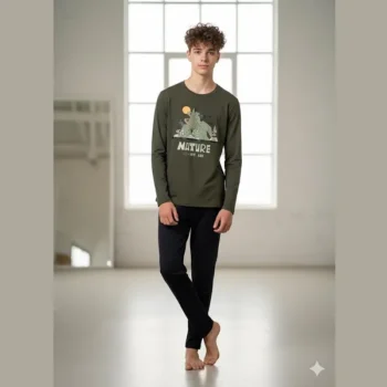 بلوز شلوار پسرانه نوجوان جانا کد 9057