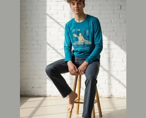 بلوز شلوار پسرانه نوجوان جانا کد 9071