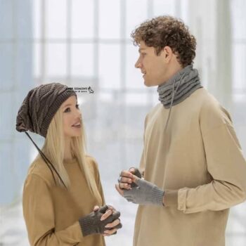 ست کلاه اسکارف و دستکش نیم انگشتی ENDLESS