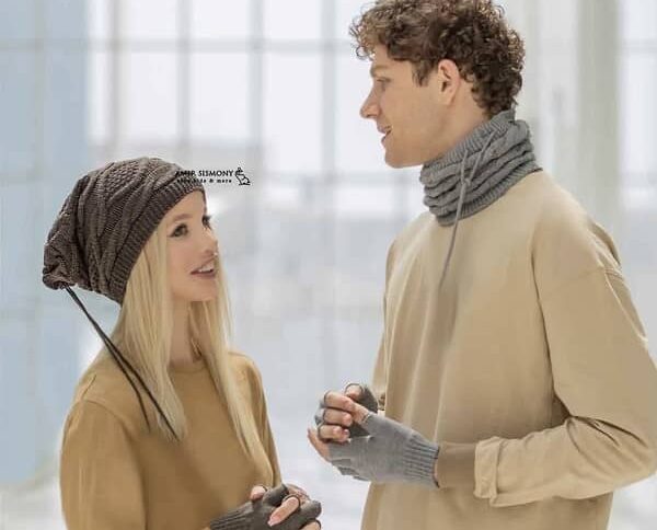 ست کلاه اسکارف و دستکش نیم انگشتی ENDLESS