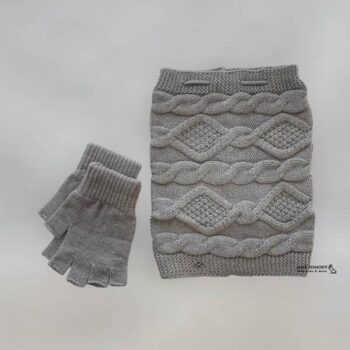 ست کلاه اسکارف و دستکش نیم انگشتی ENDLESS