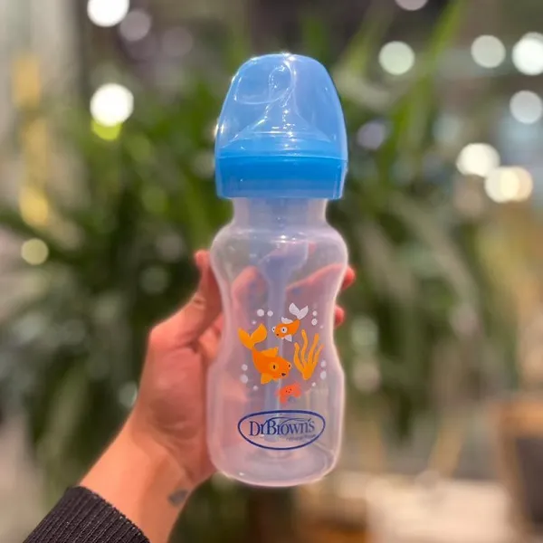 شیشه شیر 270 میل دکتر براون طرح ماهی