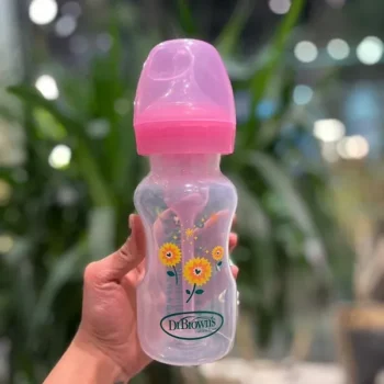 شیشه شیر 270 میل دکتر براون طرح گل