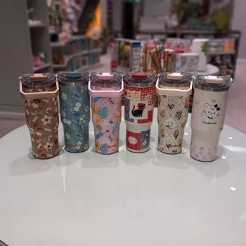 تراول ماگ سیتار گل دار 900 میل