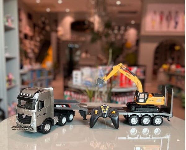 تریلر حمل بیل مکانیکی هونیا کد 1522