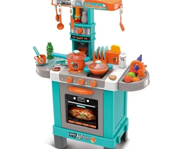 ست آشپزخانه نارنجی سبز کد 008-9501