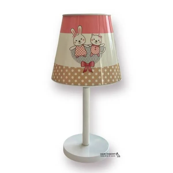 ست لوستر آباژور و ساعت طرح RABBIT KIMKIM