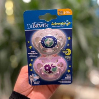 پستانک دکتر براون 6 تا 18 ماه صورتی