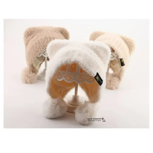 کلاه گوشدار بچگانه موهر زمستانه