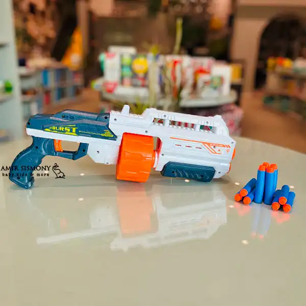 تفنگ تیر فومی کمرشکن کد 1-1163 تفنگ تیر فومی کمرشکن کد 1-1163