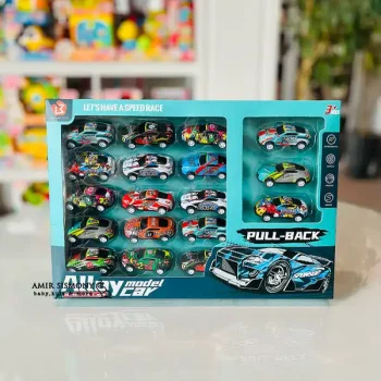 ست ماشین رنگی عقب کش کد 683