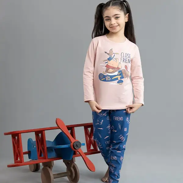 بلوز شلوار دخترانه جانا کد 3166