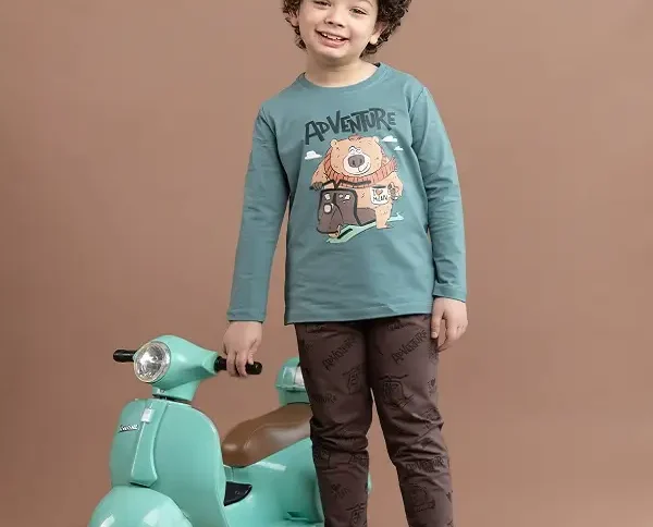 بلوز شلوار پسرانه جانا کد 6158