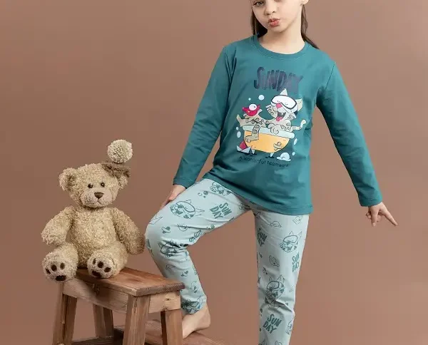 بلوز شلوار دخترانه جانا کد 6167