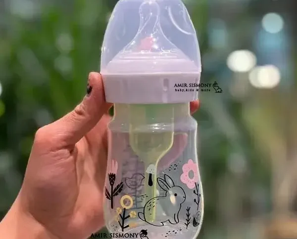 شیشه شیر 150 میل دکتر براون پهن طرح خرگوش
