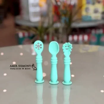 قاشق سیلیکونی 3 عددی