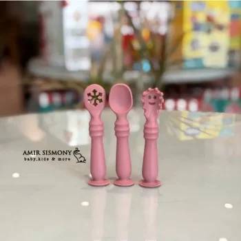 قاشق سیلیکونی 3 عددی
