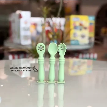 قاشق سیلیکونی 3 عددی