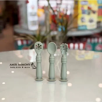 قاشق سیلیکونی 3 عددی